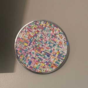 Colorful Geometric Wall Art circle